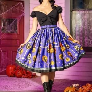 Pinup Couture Natalie Dress in Lanterns